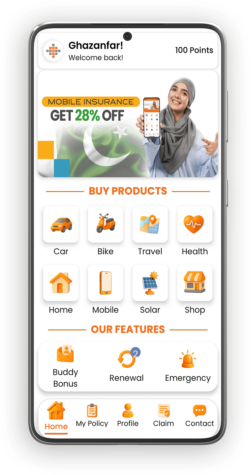 TPL Insurance App Screen 2